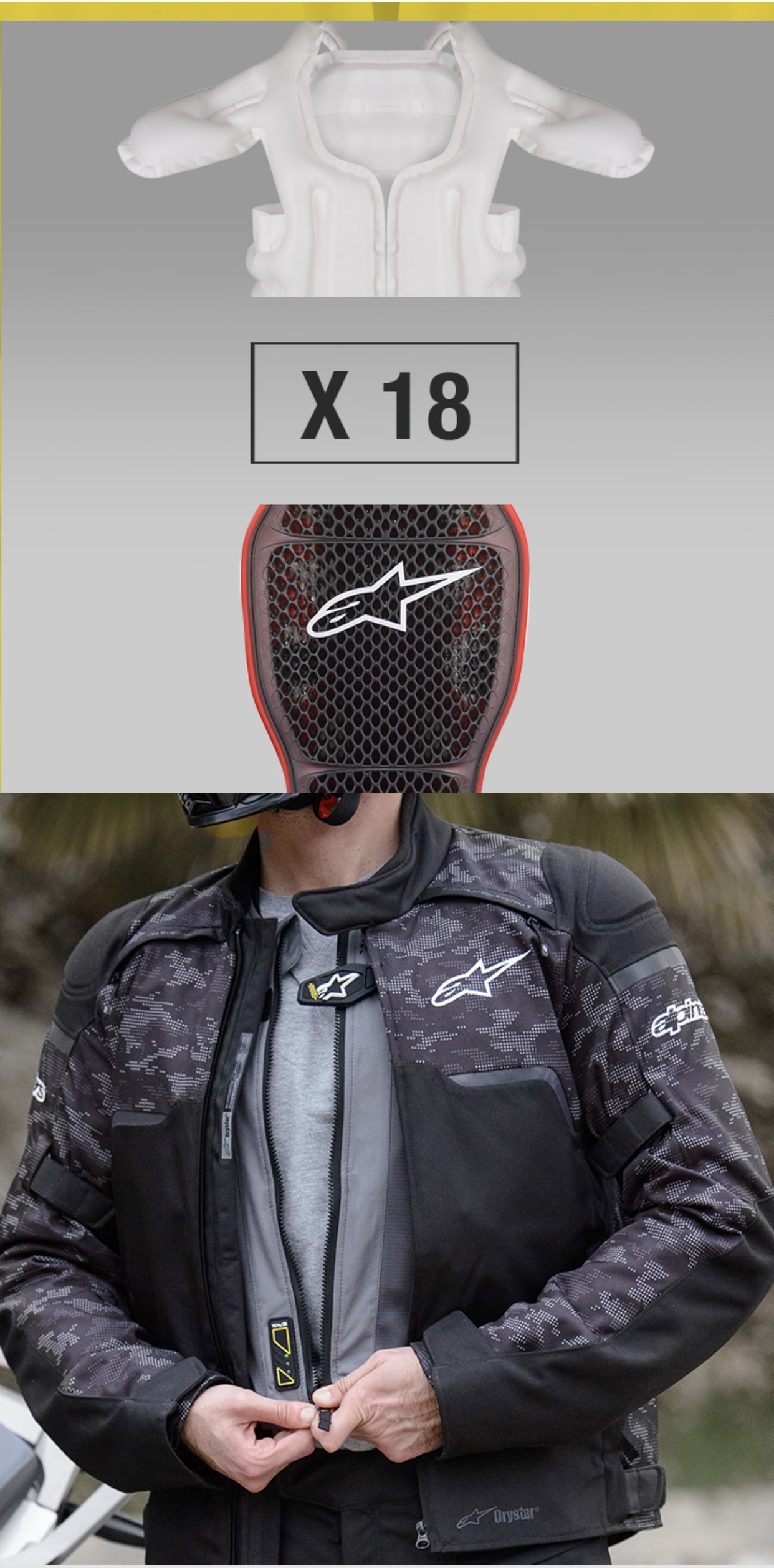La veste TECH-AIR 5: une nouveauté Alpine Star 4 image00003