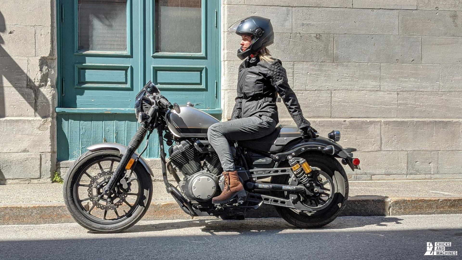 Essai des pantalons de moto pour femme Santiago Lady de PMJ 5 pantalons de moto