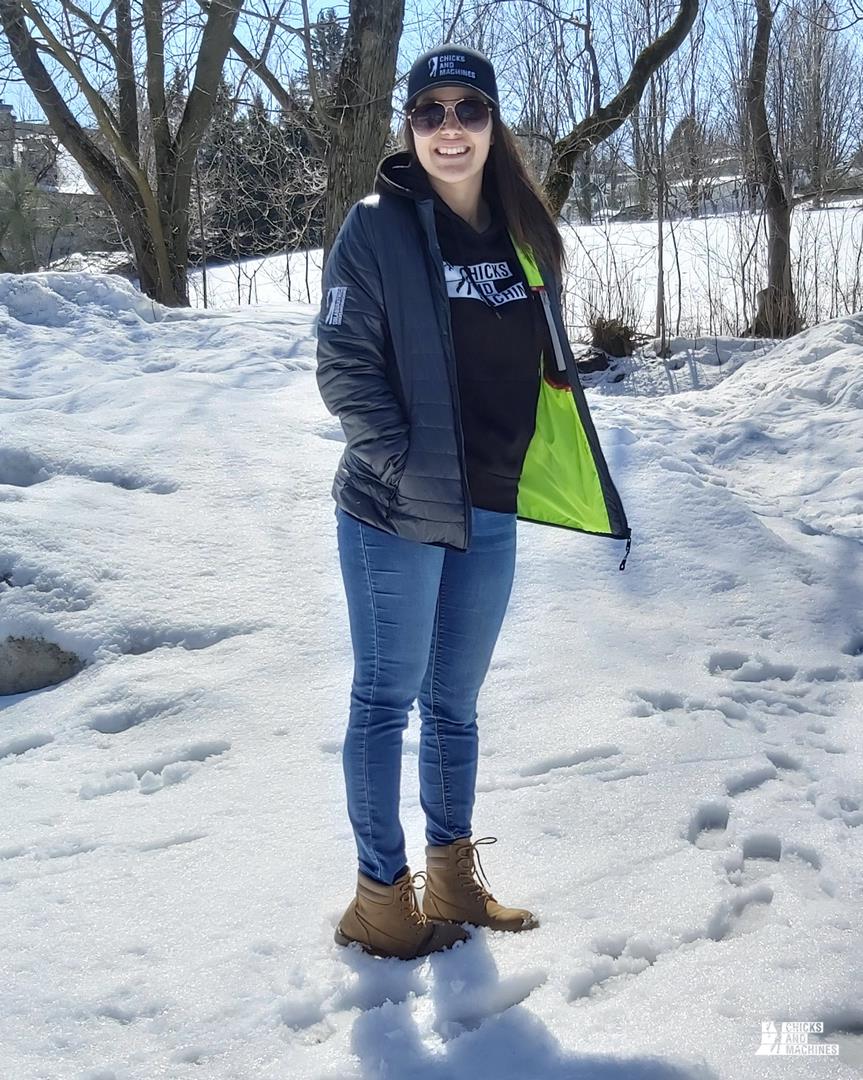 Essai du manteau Glace Bay pour femmes de Olympia 29 Manteau femme Glace Bay Olympia 2019