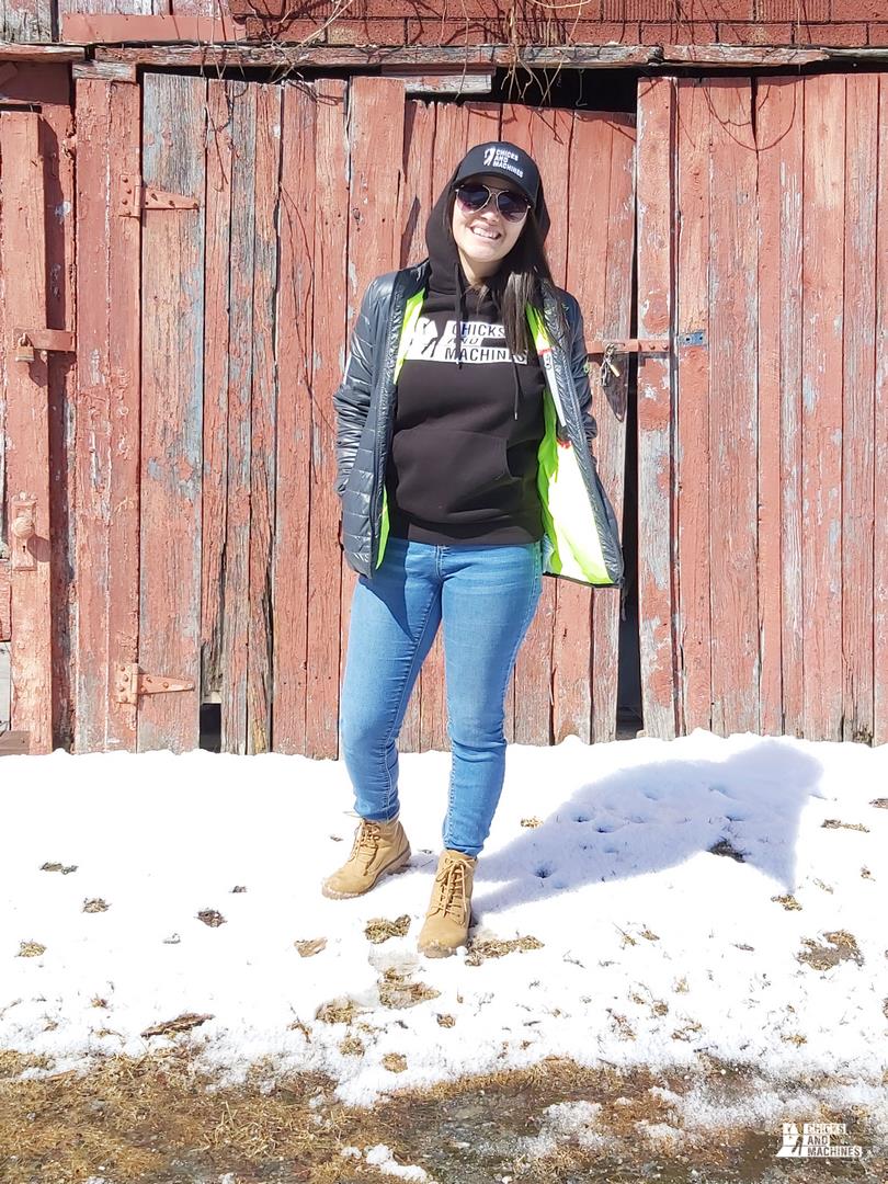 Essai du manteau Glace Bay pour femmes de Olympia 26 Manteau femme Glace Bay Olympia 2019