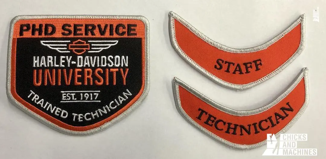 Harley Davidson Technician Badges