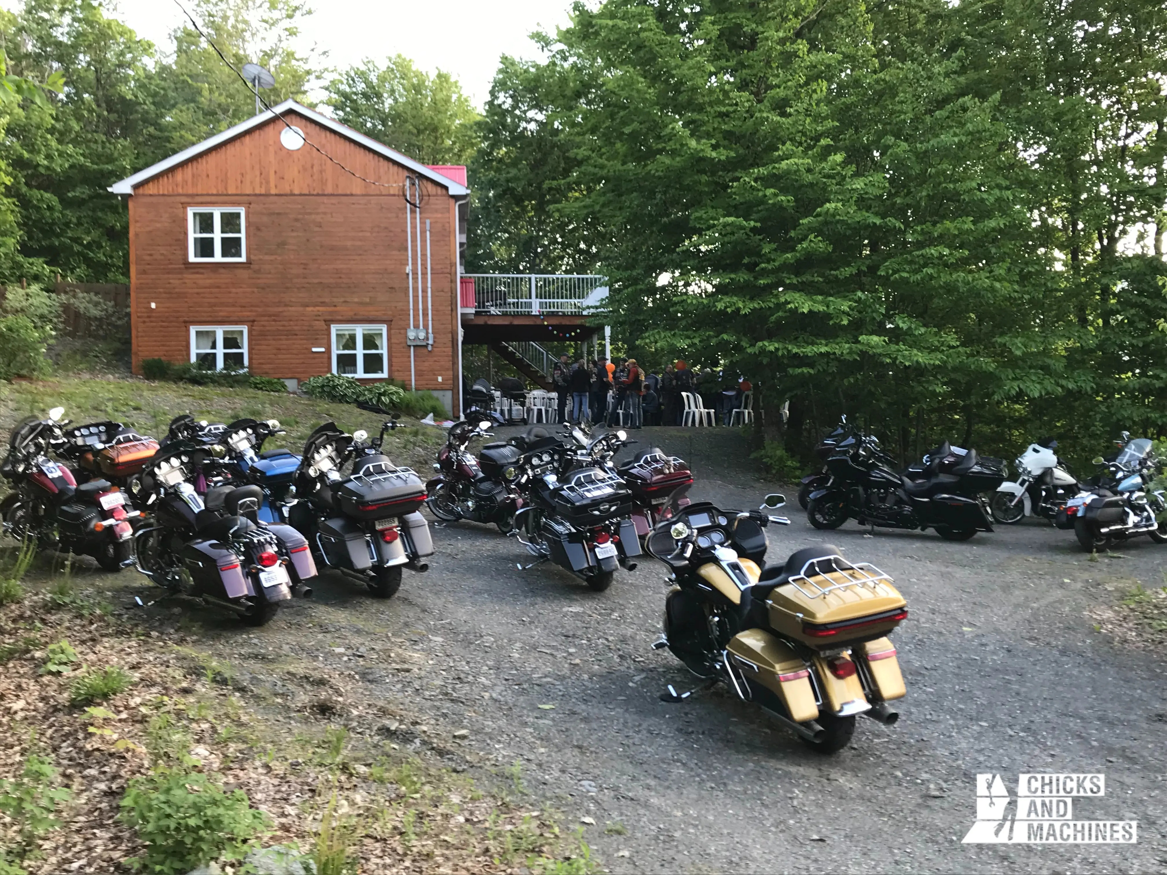 Roadtrip à moto : Domaine des Montagnais