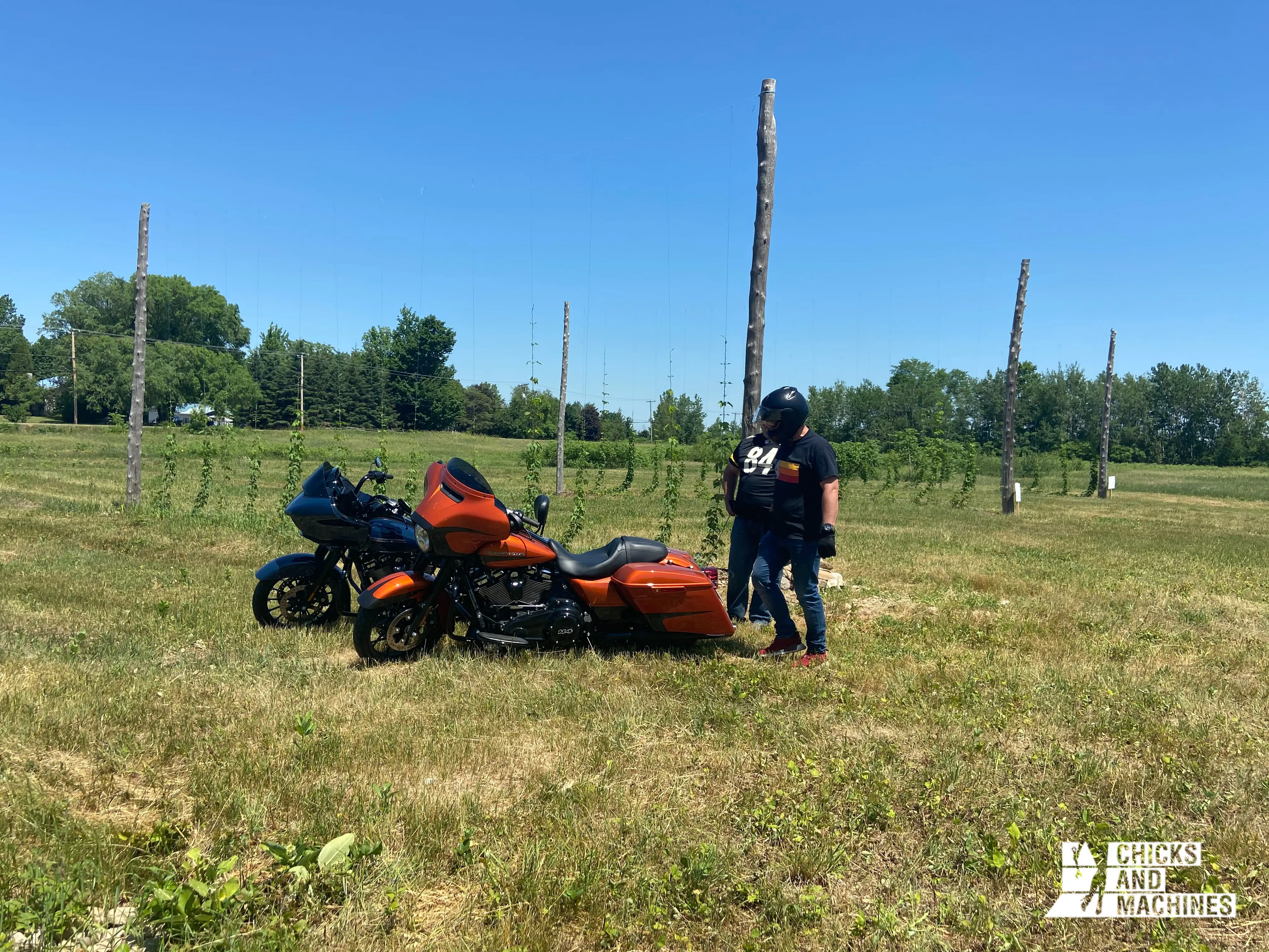 Roadtrip à moto : La plantation de houblon sur le Circuit du paysan