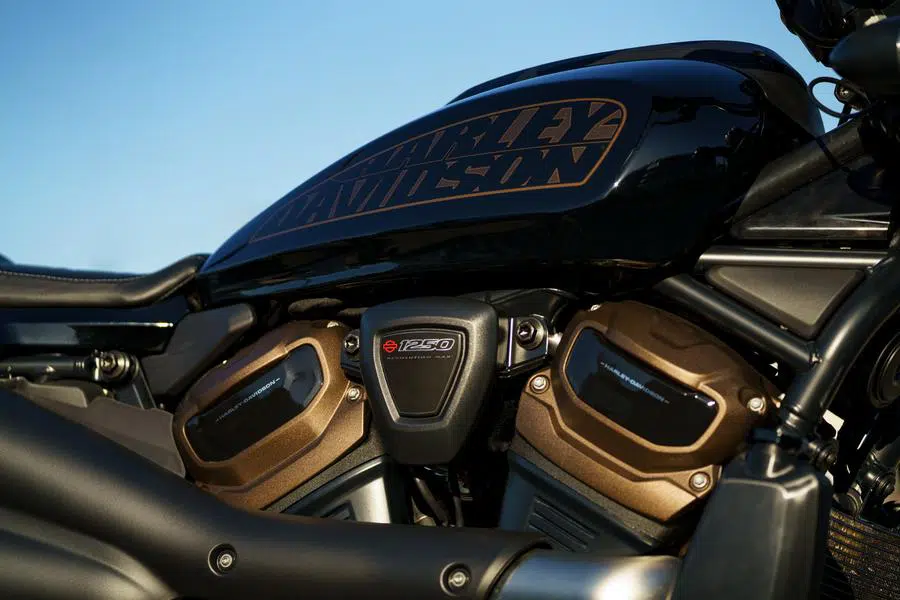 Harley's new engine: the Revolution Max 1250. Photo: https://www.harley-davidson.com/ca/en/motorcycles/sportster-s.html