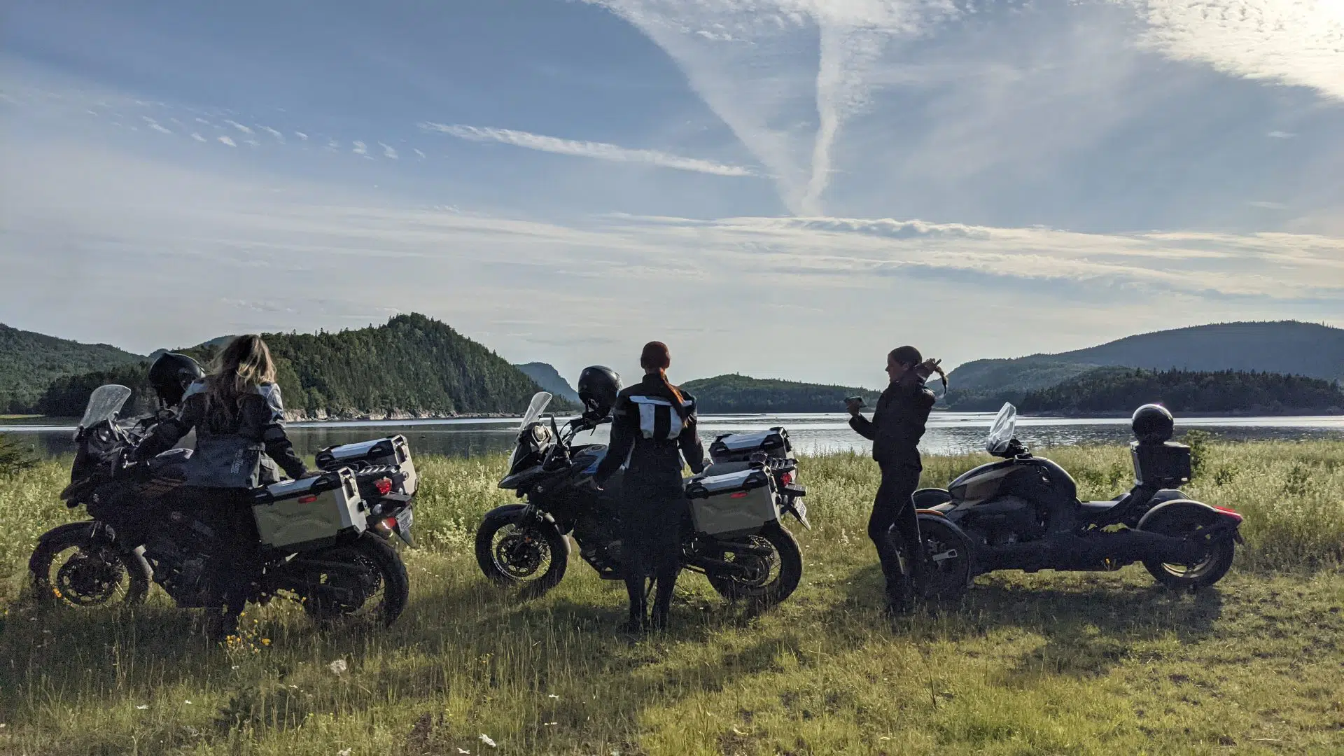 Roadtrip à moto entre filles dans le Bas Saint-Laurent