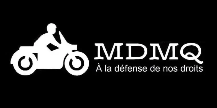 Le MDMQ : le mouvement à la défense des motocyclistes. Source: https://www.facebook.com/groups/2269470046599003/ Le MDMQ : le mouvement à la défense des motocyclistes. Source: https://www.facebook.com/groups/2269470046599003/