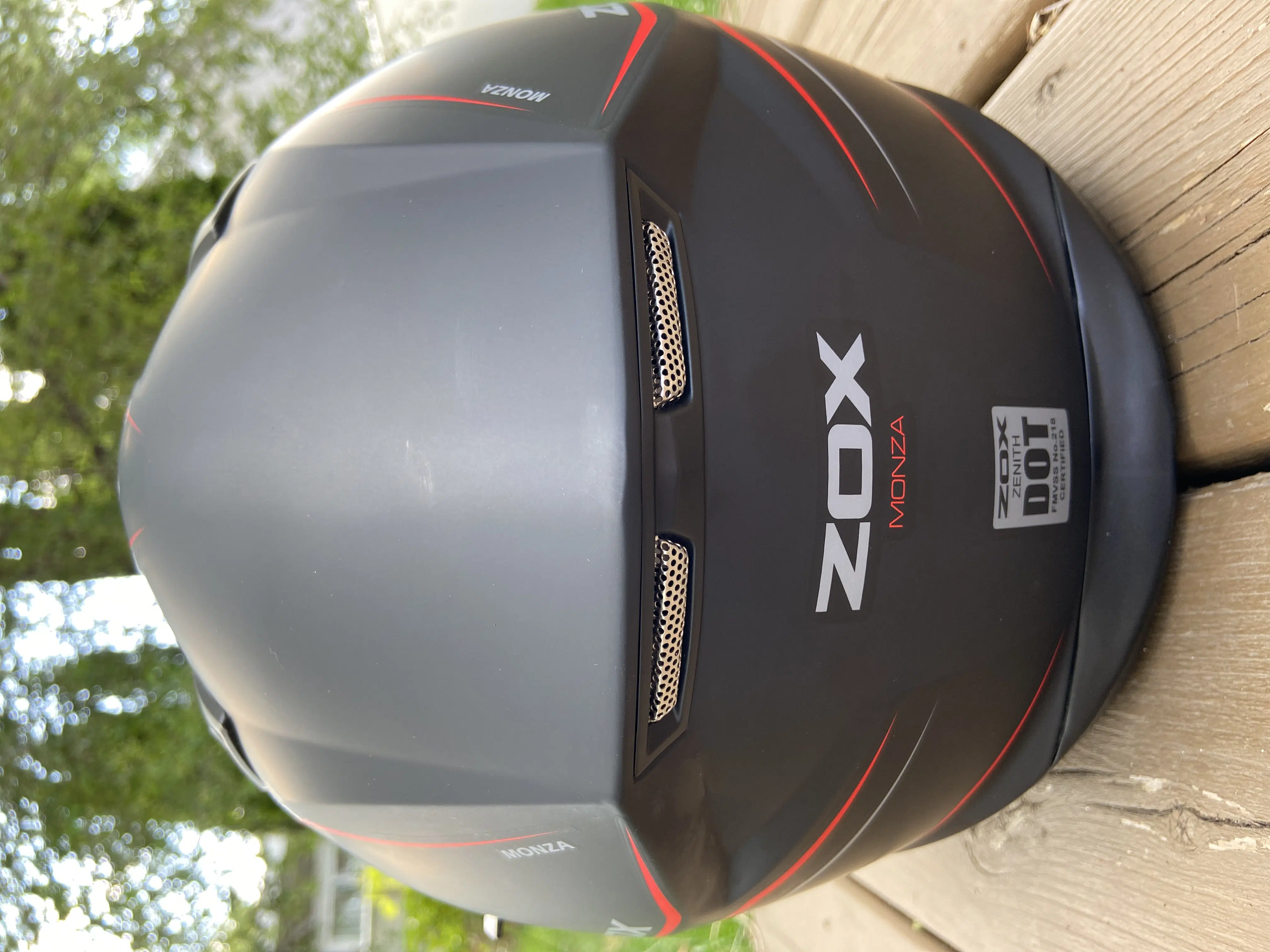 Back of the Zox Zenith Helmet