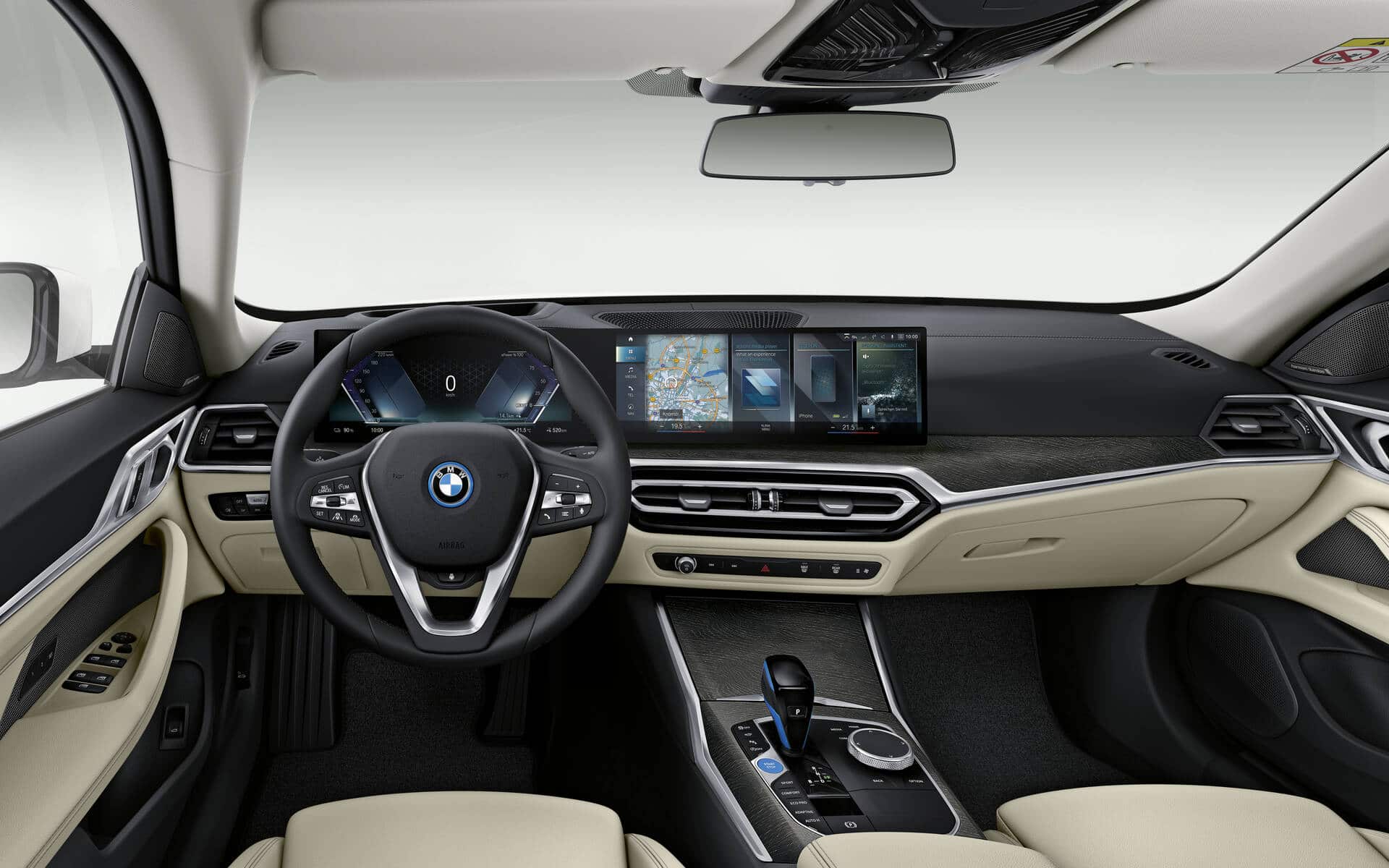 The 2022 BMW i4 available for pre-order in Quebec! 18 The modern and luxurious interior of the 2022 BMW i4. Source: www.guideauto.ca