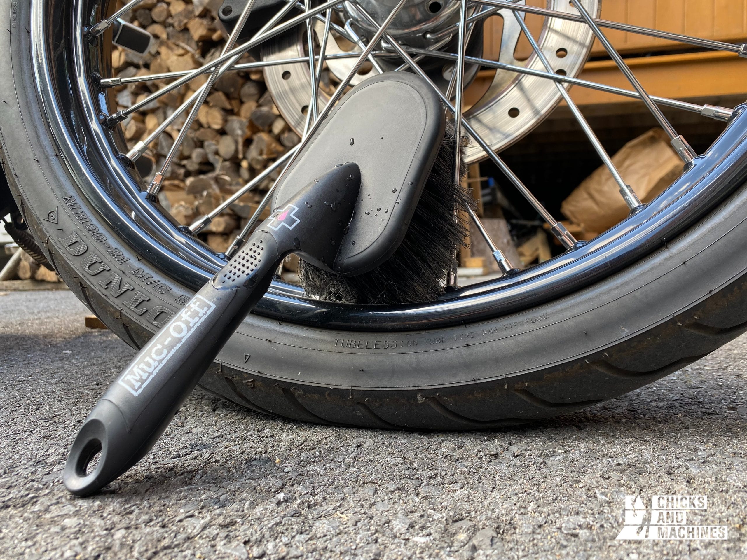 The Muc-Off cleaning brush will not damage your bike!