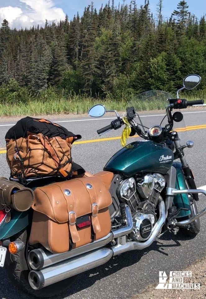 La moto pèlerinage, un séjour seule pour Sophie.