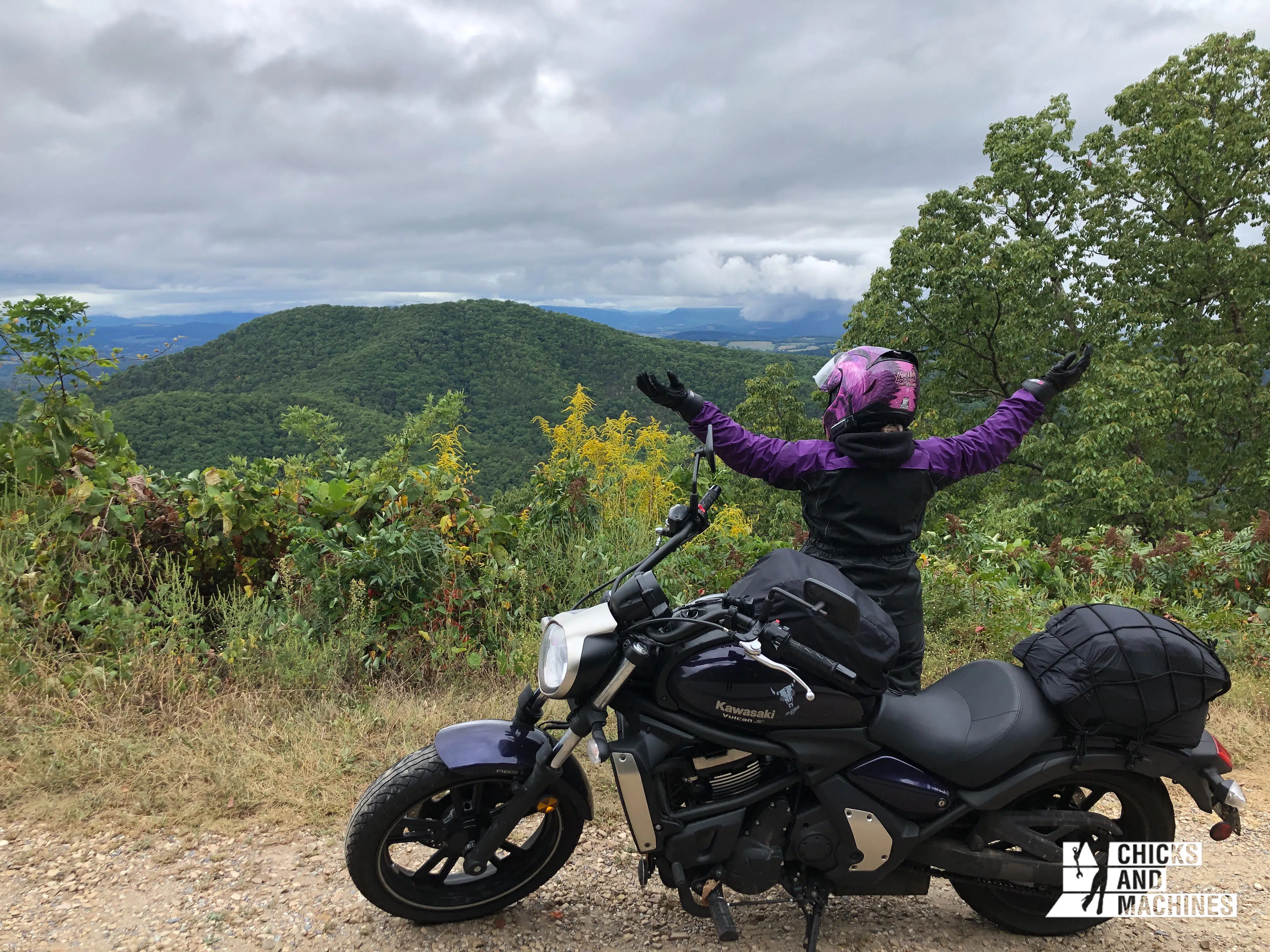 Les montagnes à perte de vue de la Blue Ridge Parkway