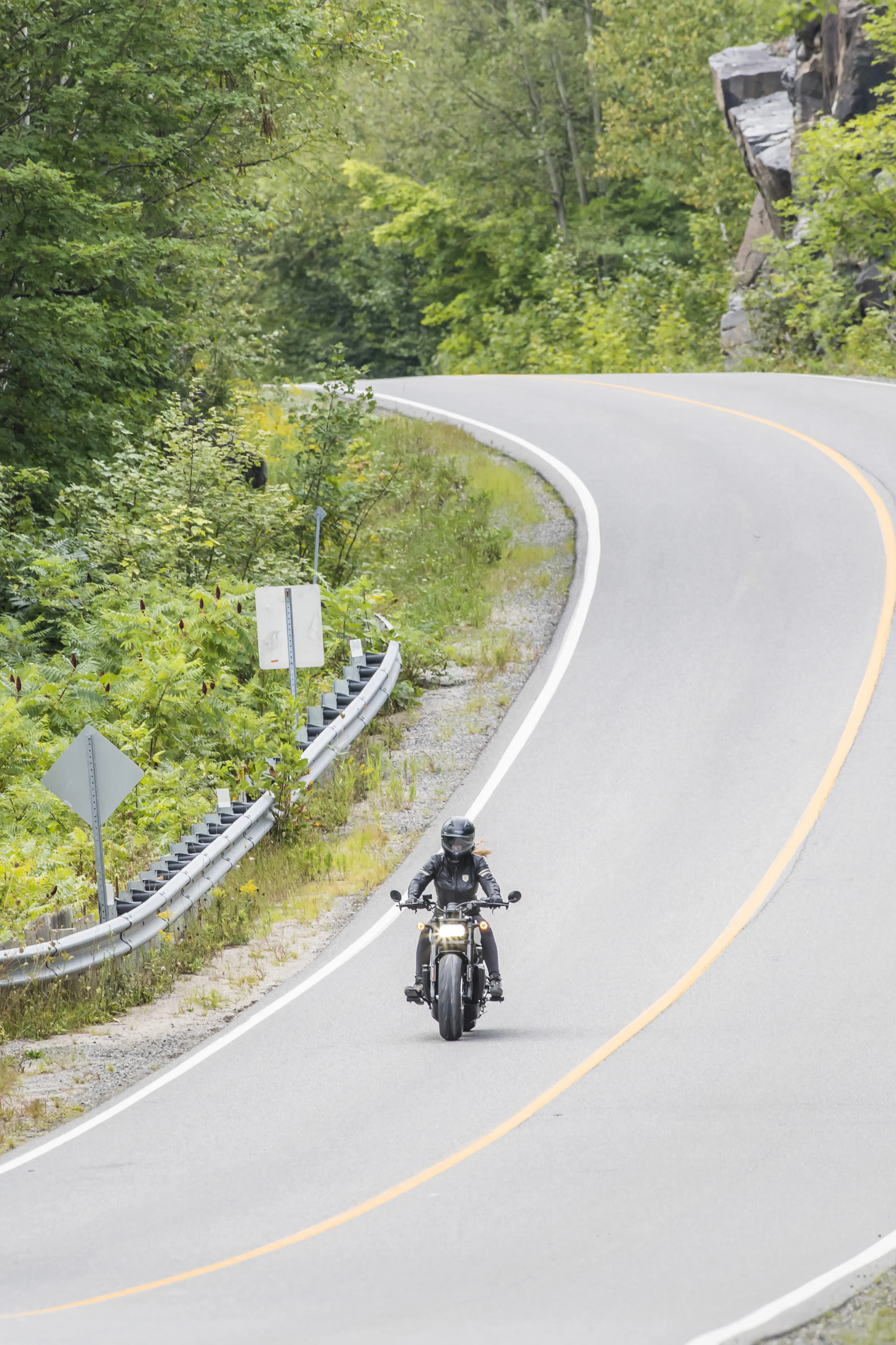 Comfort-wise, the Sportster S is best suited for short rides.