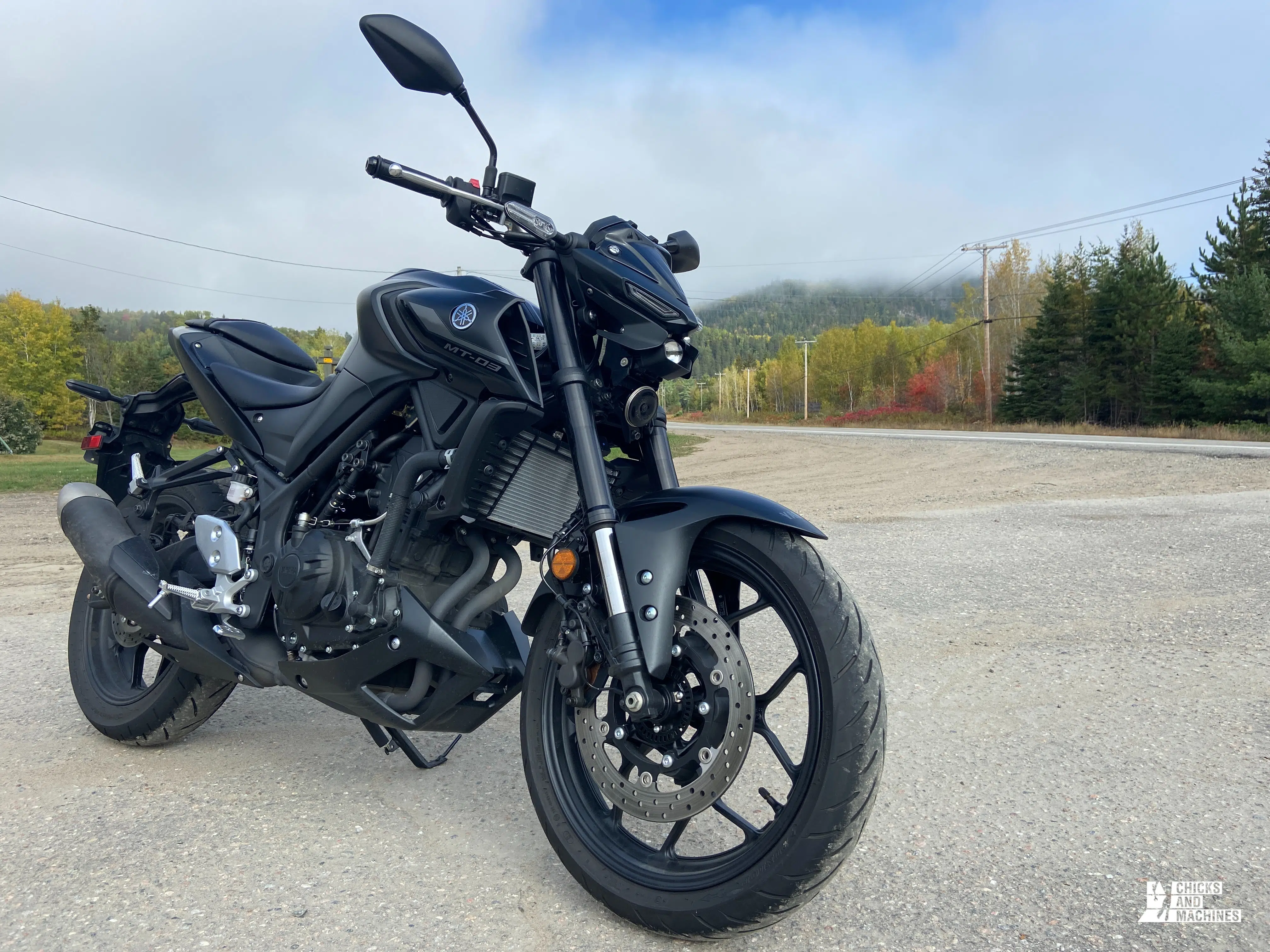 The beautiful Yamaha MT-03 2021