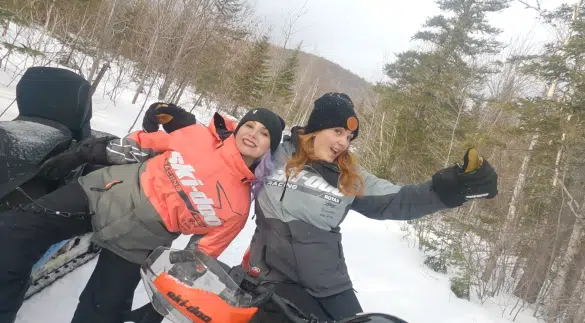 My First Day On a Snowmobile Ski Doo