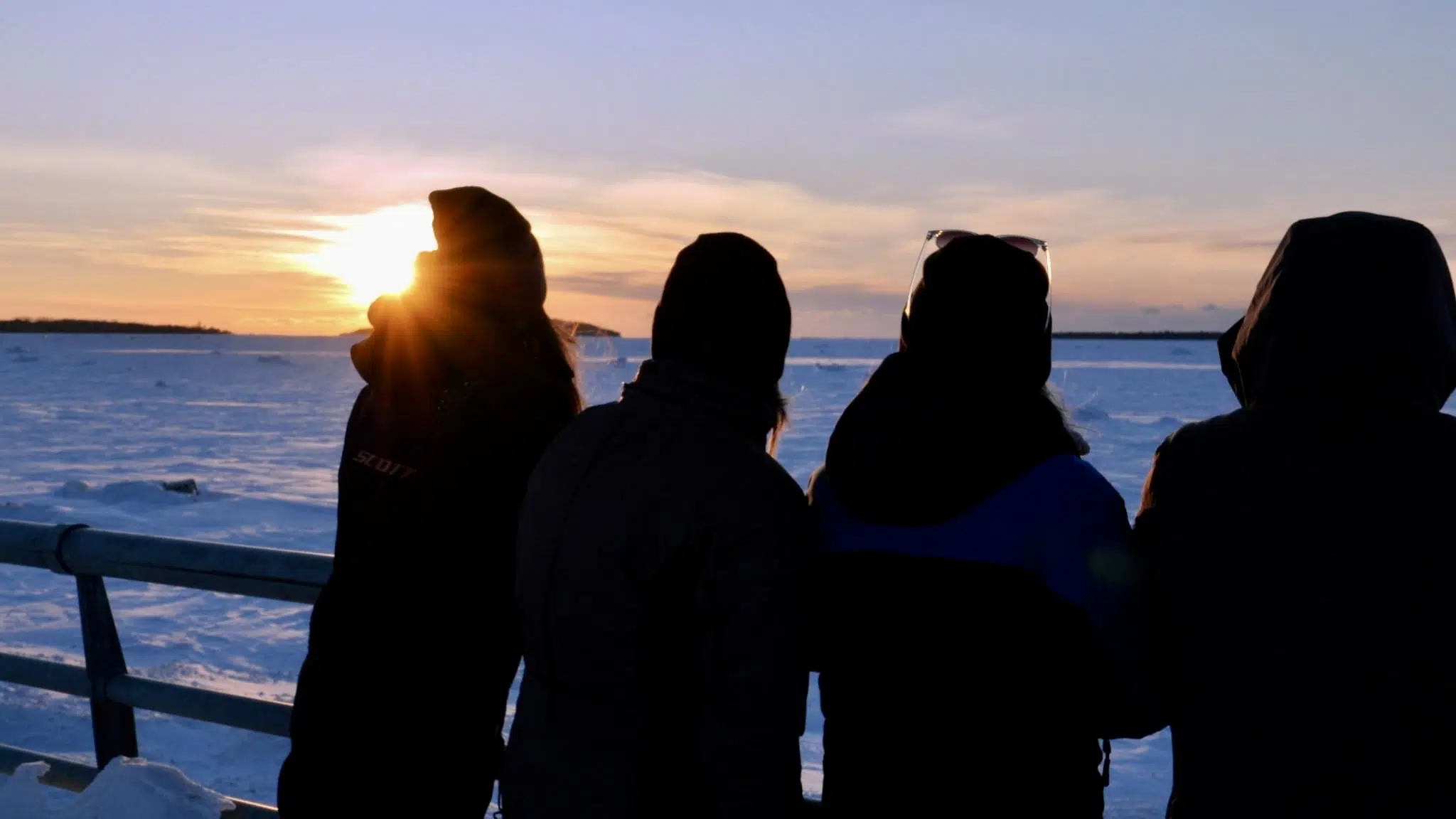 Le couché de soleil de Rimouski