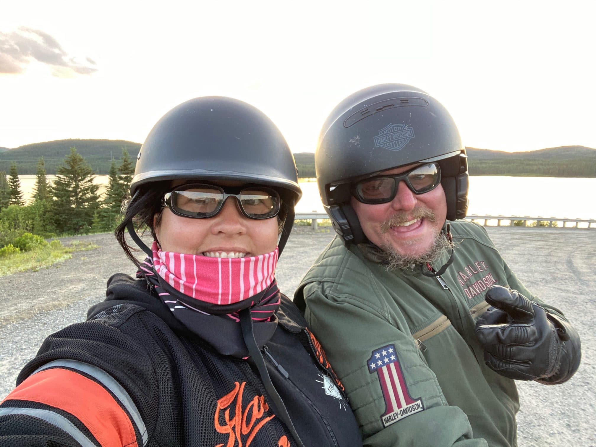 Annie et Martin en voyage moto