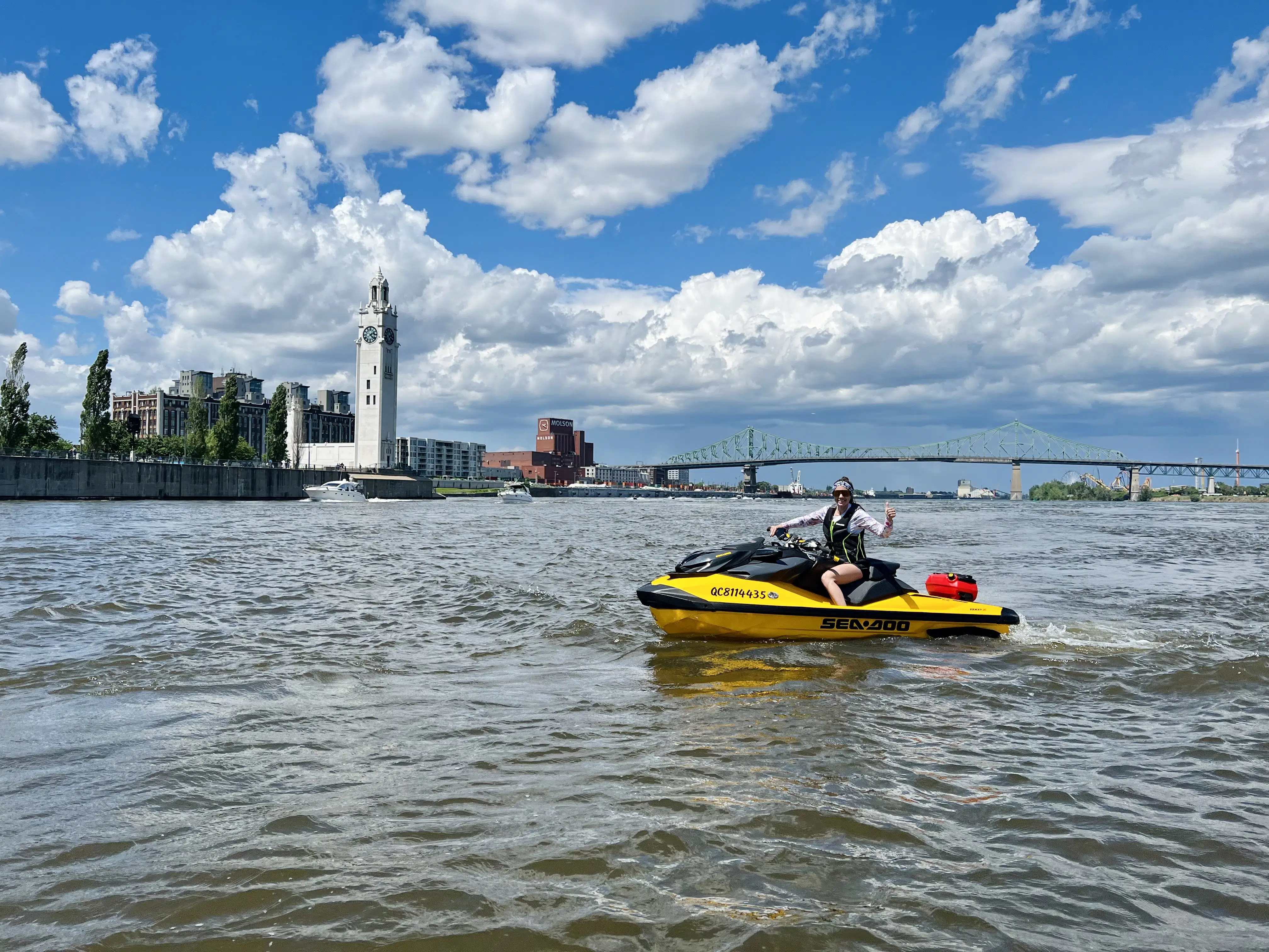 Motomarine Sea-Doo Fleuve St-Laurent Vieux Port de Montréal