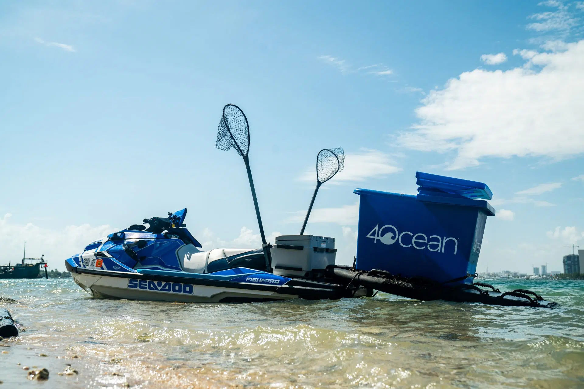 Sea-Doo joins 4Oceans to clean up the water