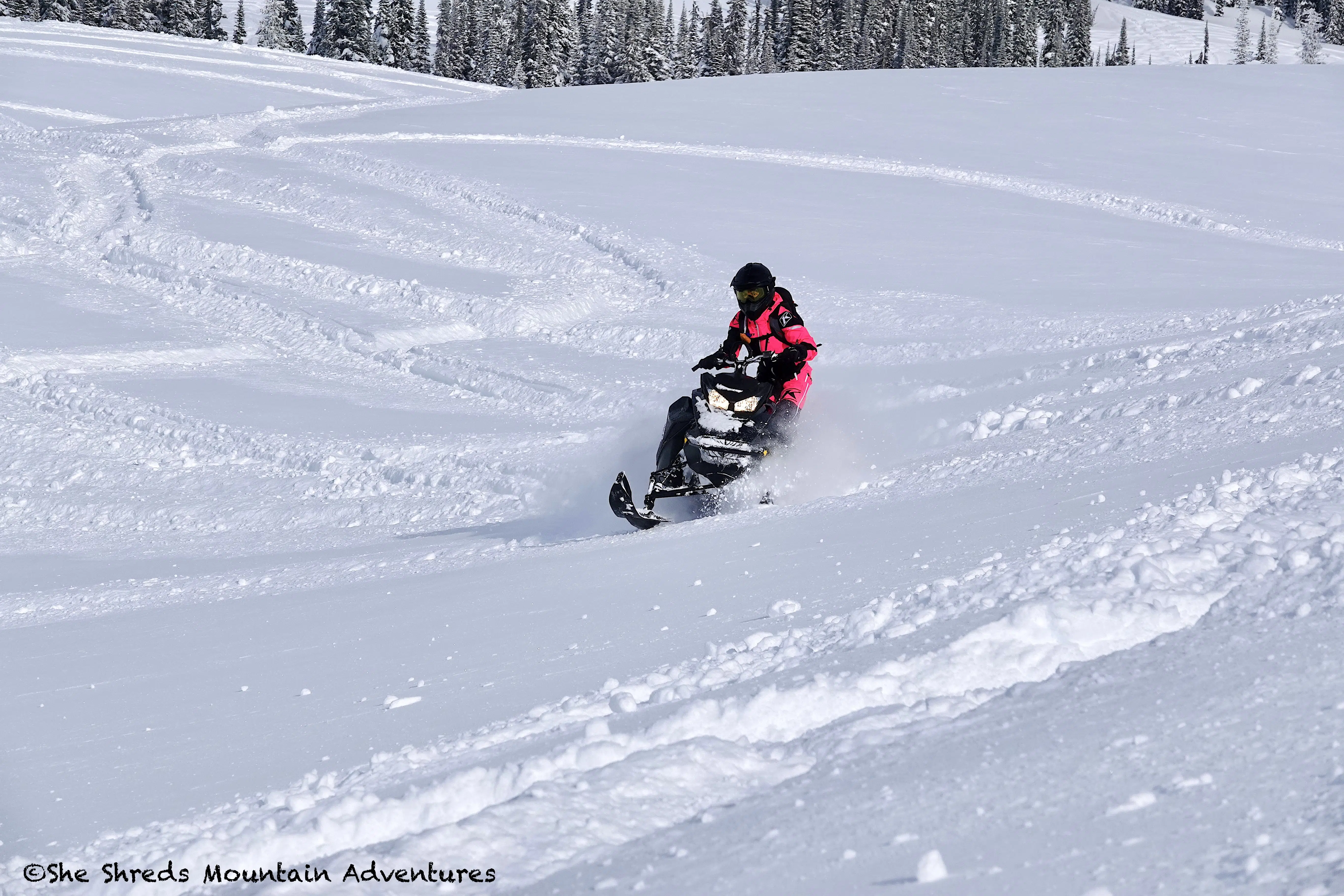 She Shreds Mountain Adventure Side hill girls II