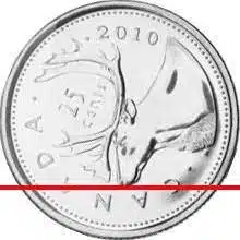 Vérifier la profondeur des rainures avec une pièce de 25 cents