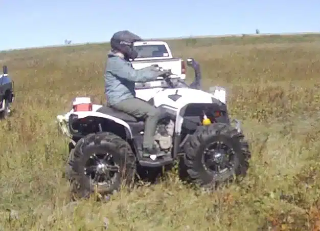 Her ATV back then