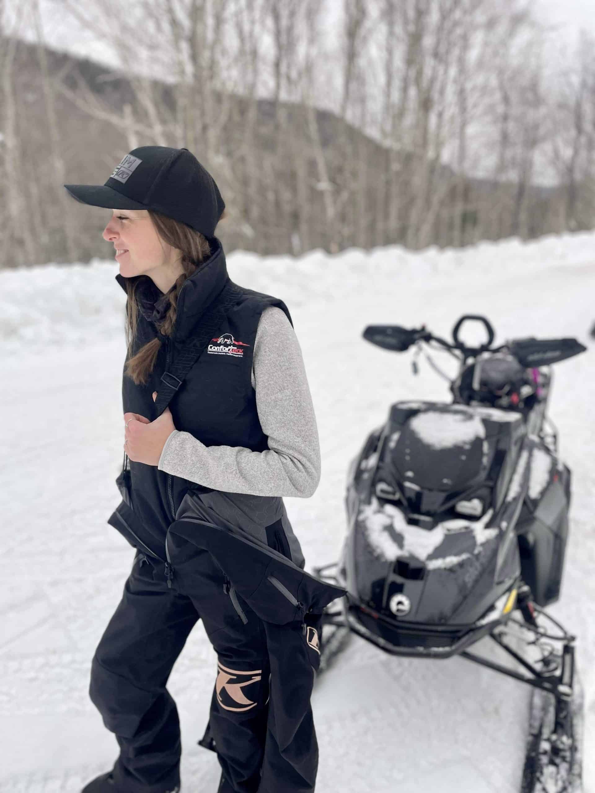 ConforTeck: Dites bye bye aux frissons hivernaux! 6 La veste couvre aussi le cou!