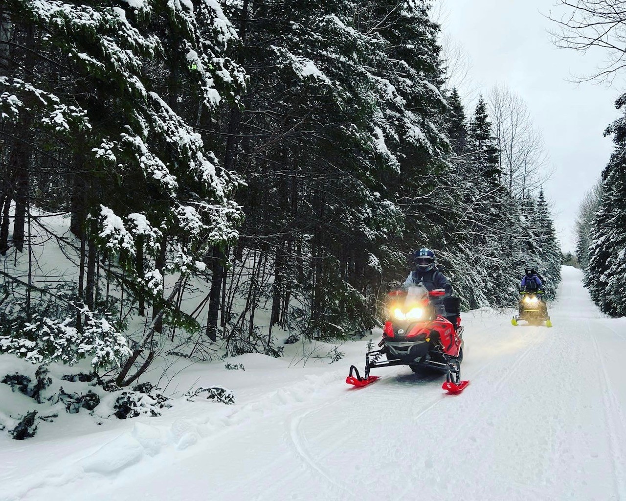 Une virée en motoneige, destination : La Gaspésie – 1ère partie 6 Les Chicks prennent la route vers New Richmond