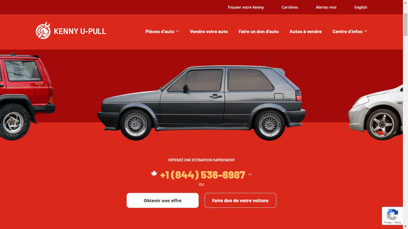 Le site web où aller pour vendre sa voiture Crédit: Kenny U-Pull