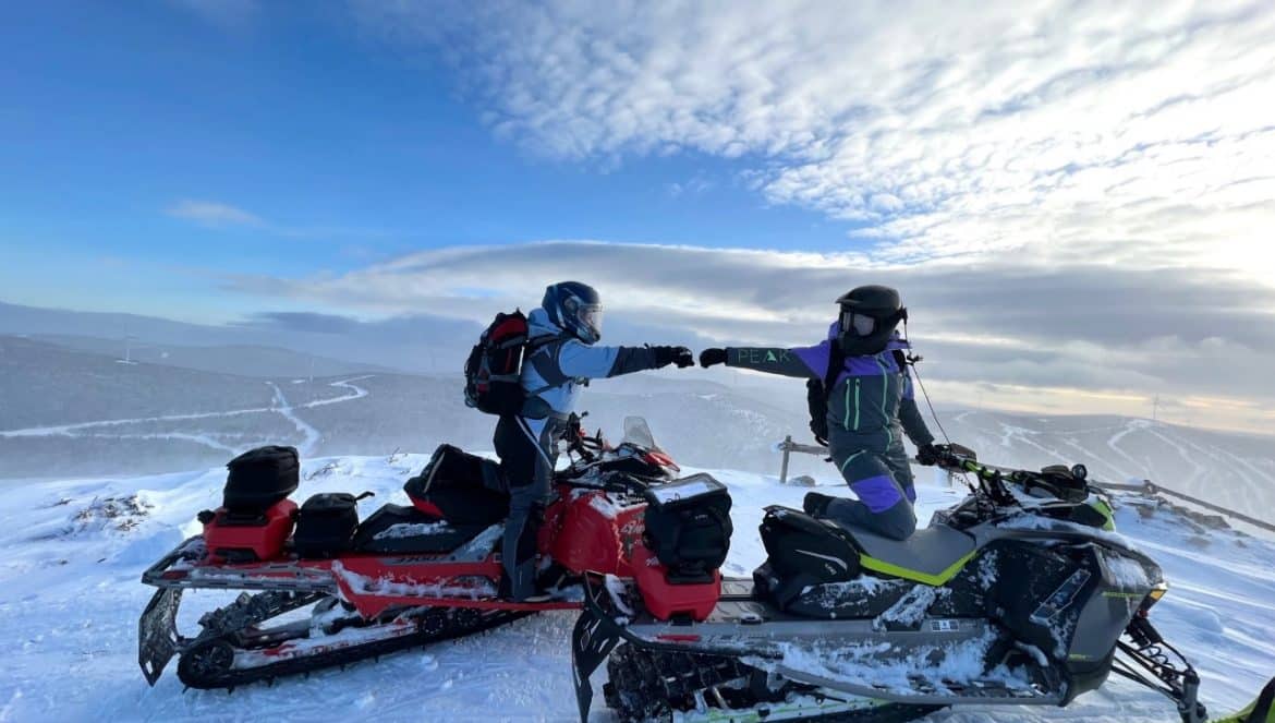 Une virée en motoneige grâce à Tourisme Gaspésie part 1