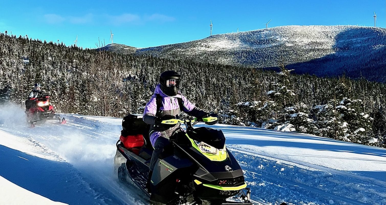 À la découverte de la Gaspésie en motoneige - partie 2