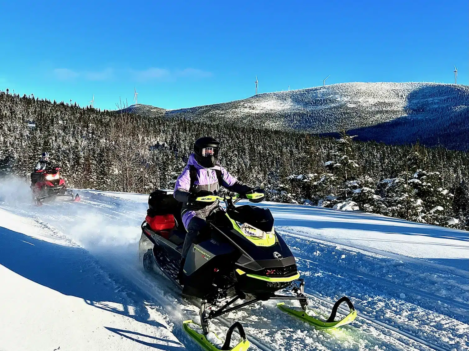 À la découverte de la Gaspésie en motoneige - partie 2