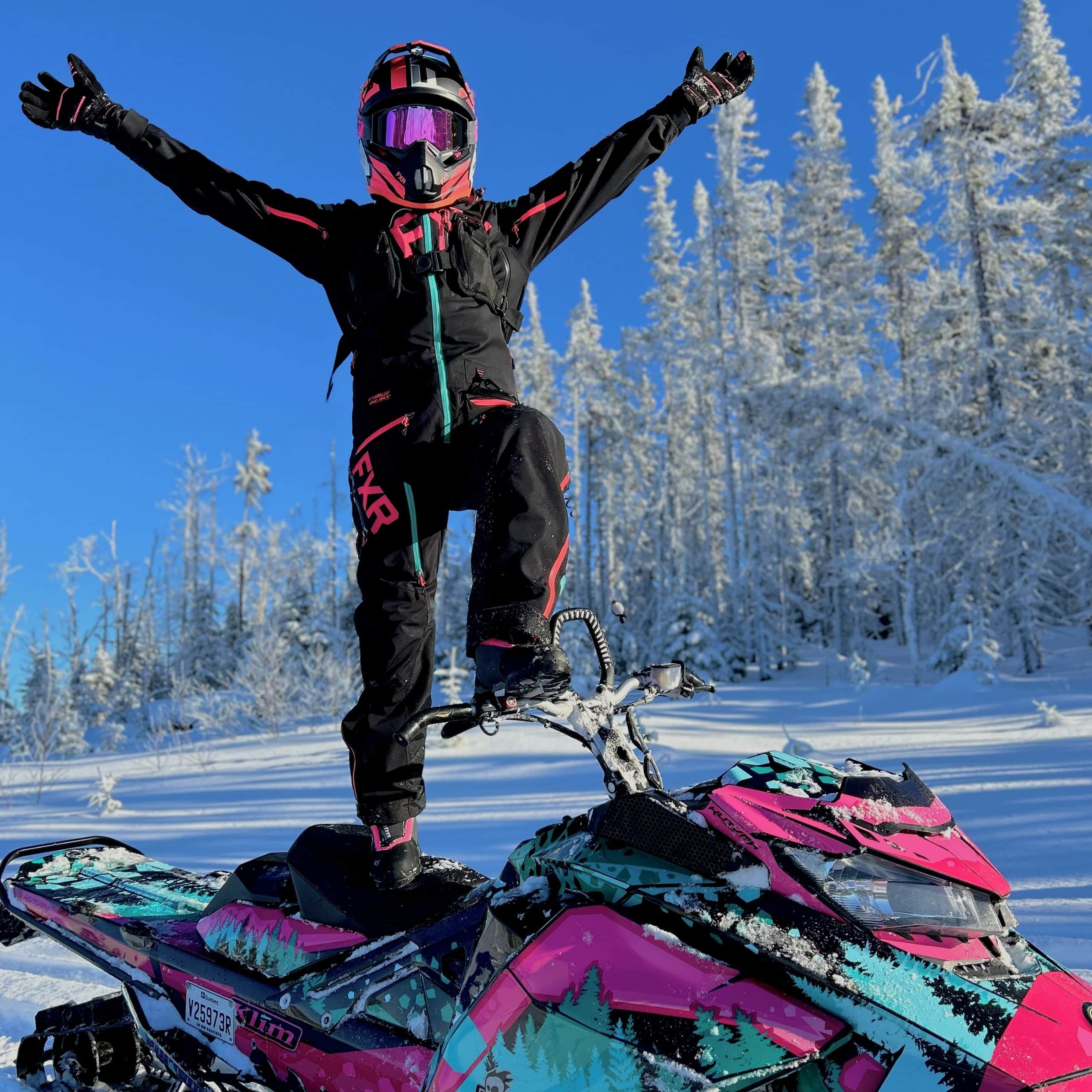pPaisir hivernal sur son Summit 850