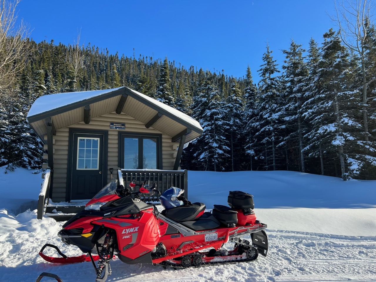 The shelters are very useful to snowmobilers who need to warm up