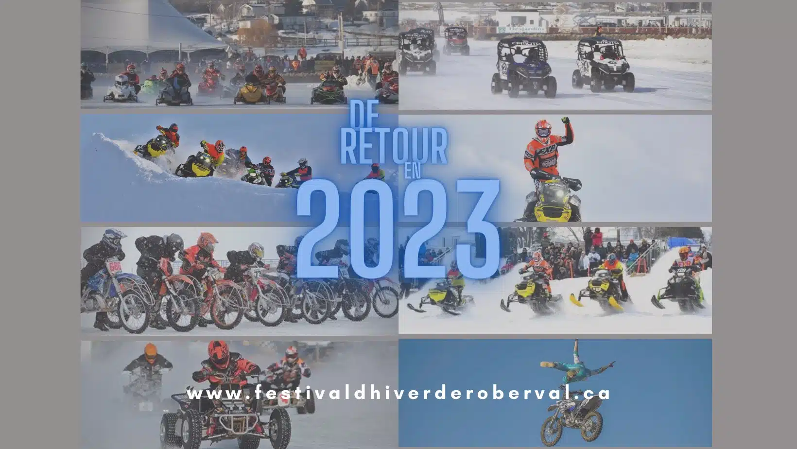Le festival d'hiver de Roberval et ses courses de motoneige