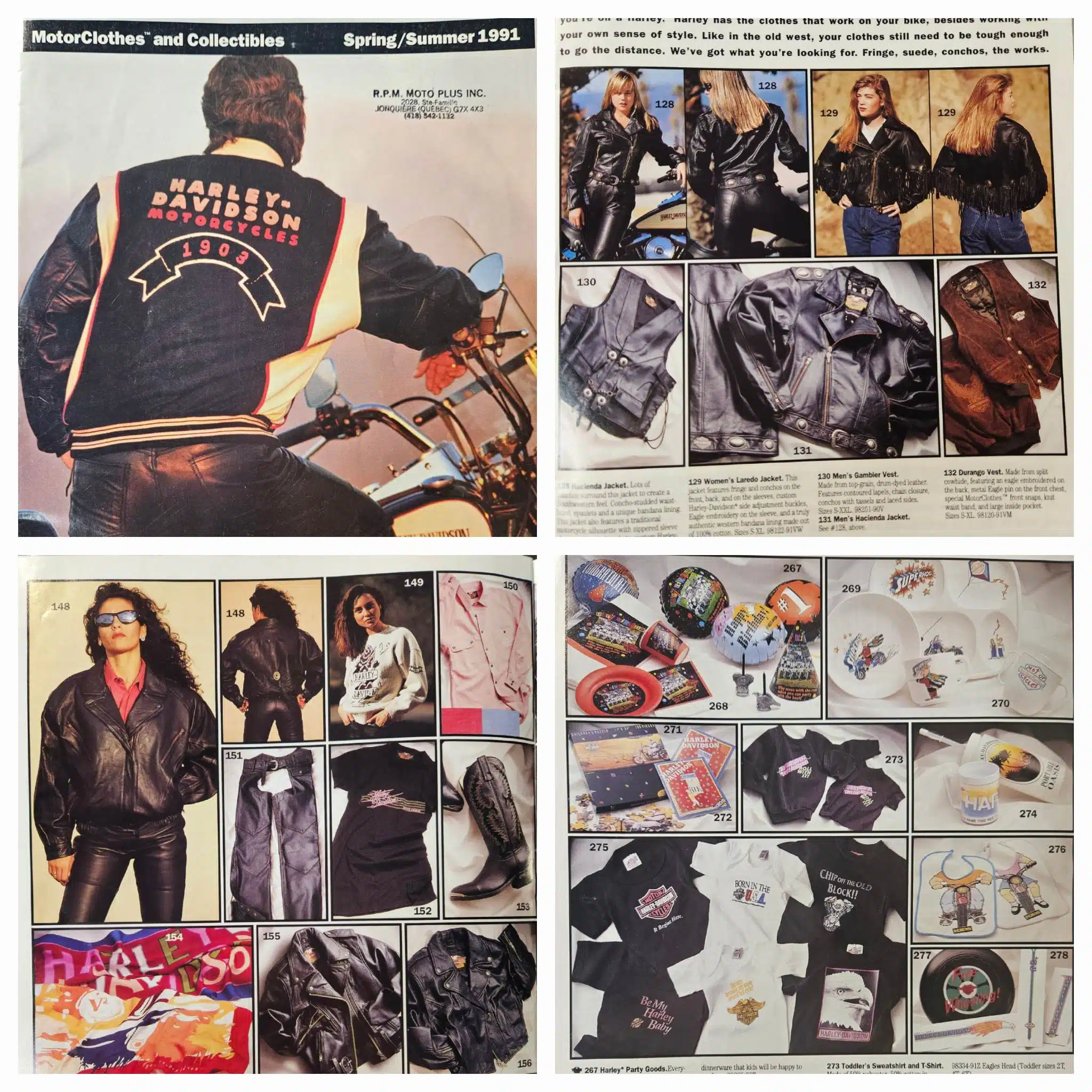 Catalogue printemps-été 1991 de Harley-Davidson