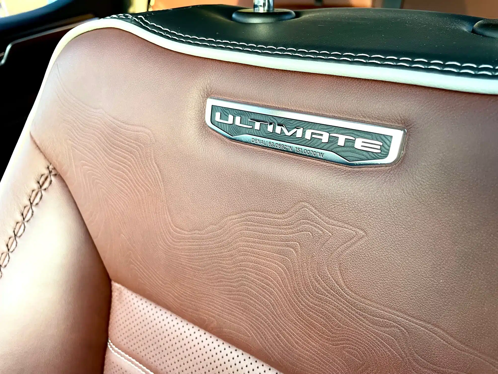 Beauty is in the details: an imprint of Mount Denali in the seats
