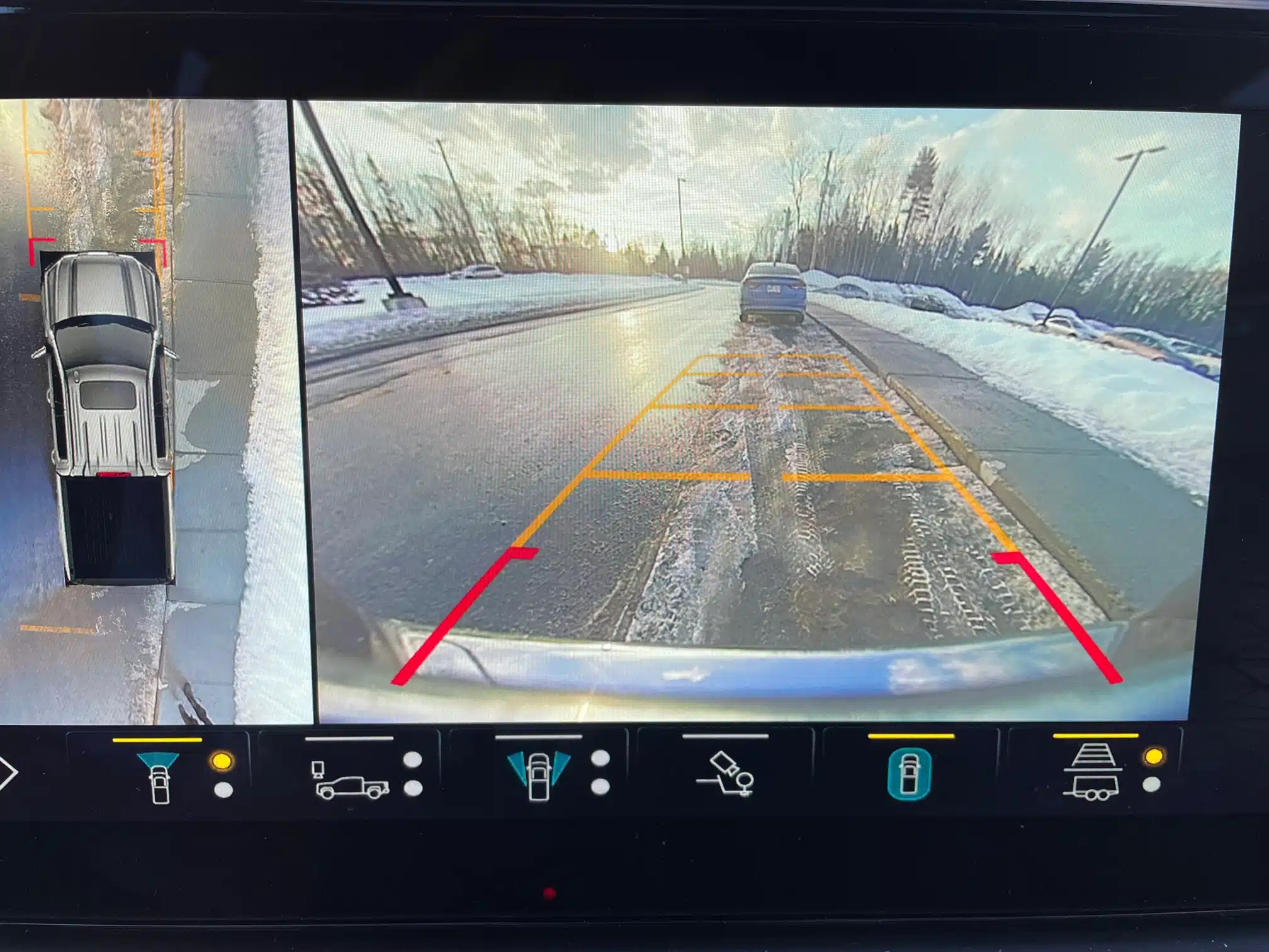 The cameras are just one of many gadgets on the truck