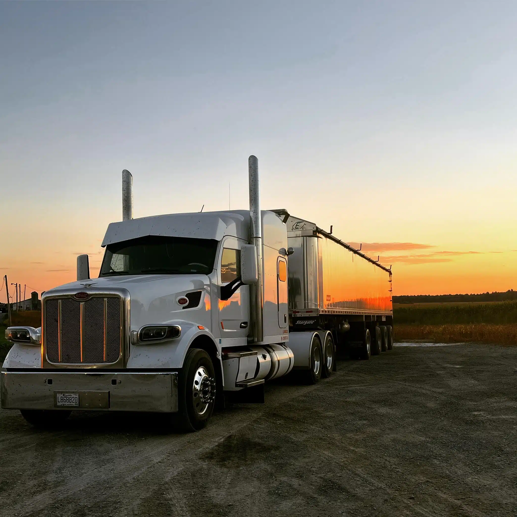 La journée est finie - Marie-Ève dort habituellement dans son camion dompeur