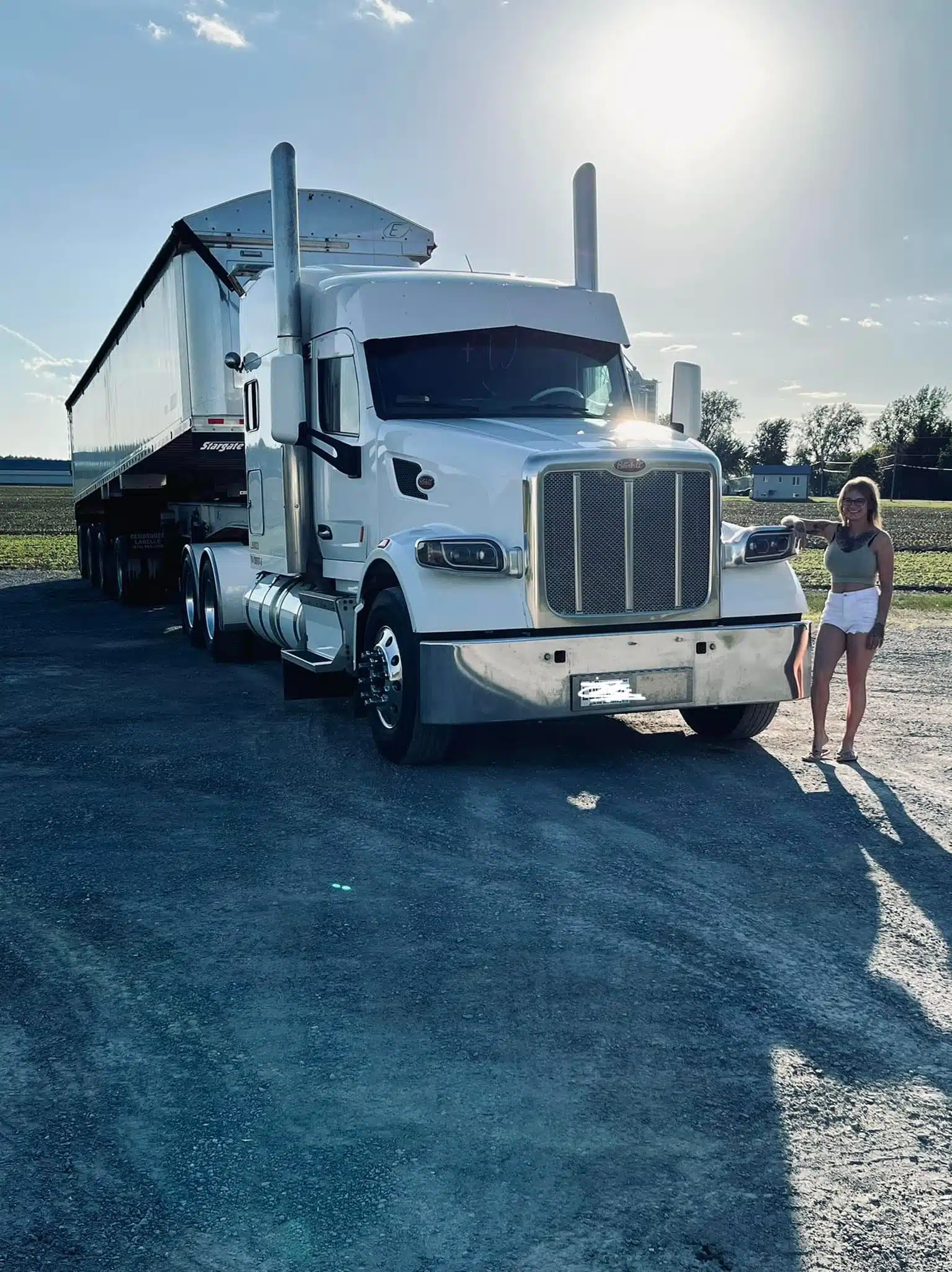 Marie-Ève et son camion