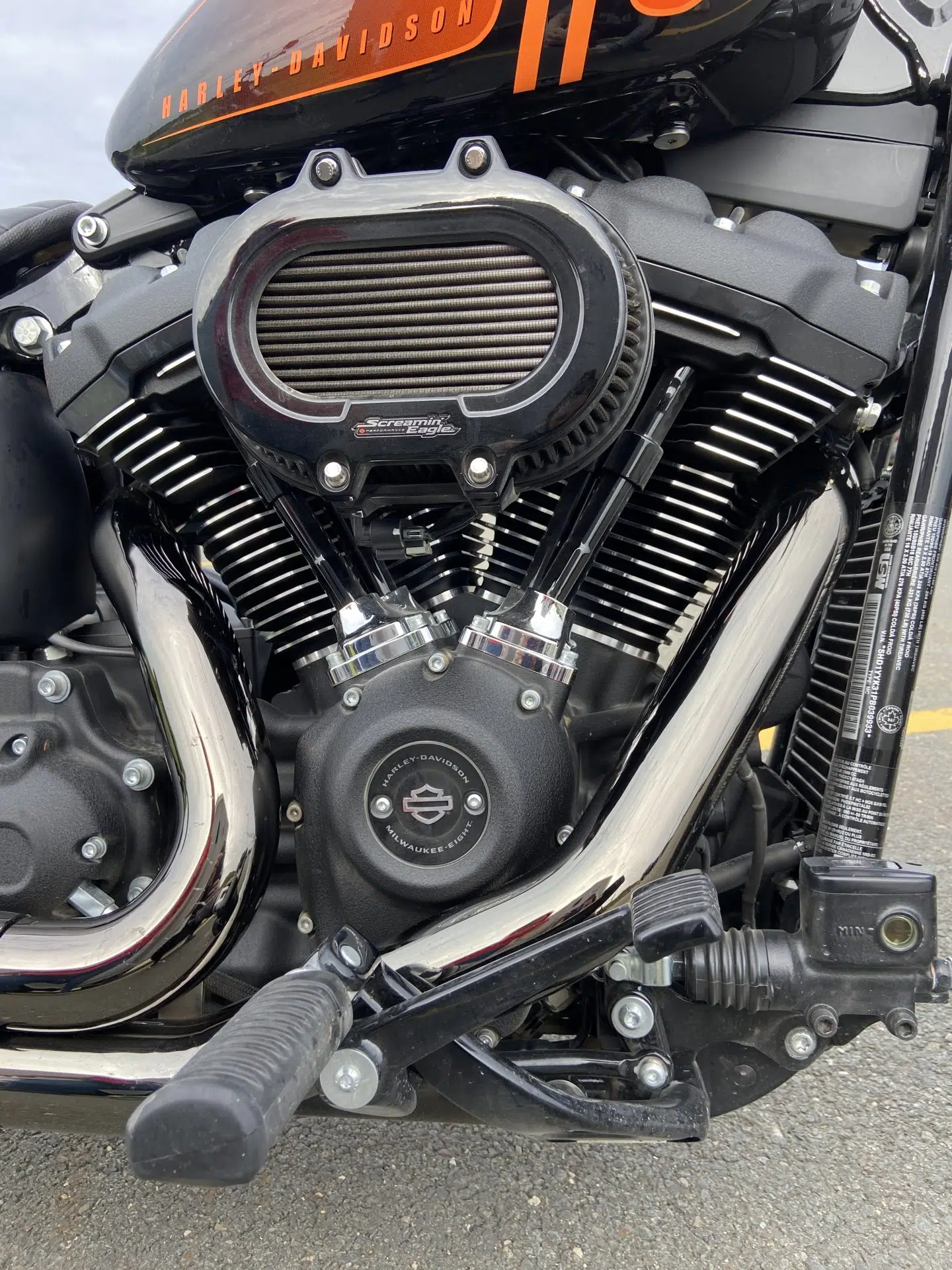 The Milwaukee-Eight 114 engine gives all its power to the motorcycle