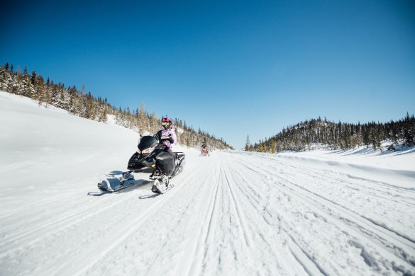 What could be better than a snowmobile weekend with your girl friends in Saguenay–Lac-Saint-Jean?