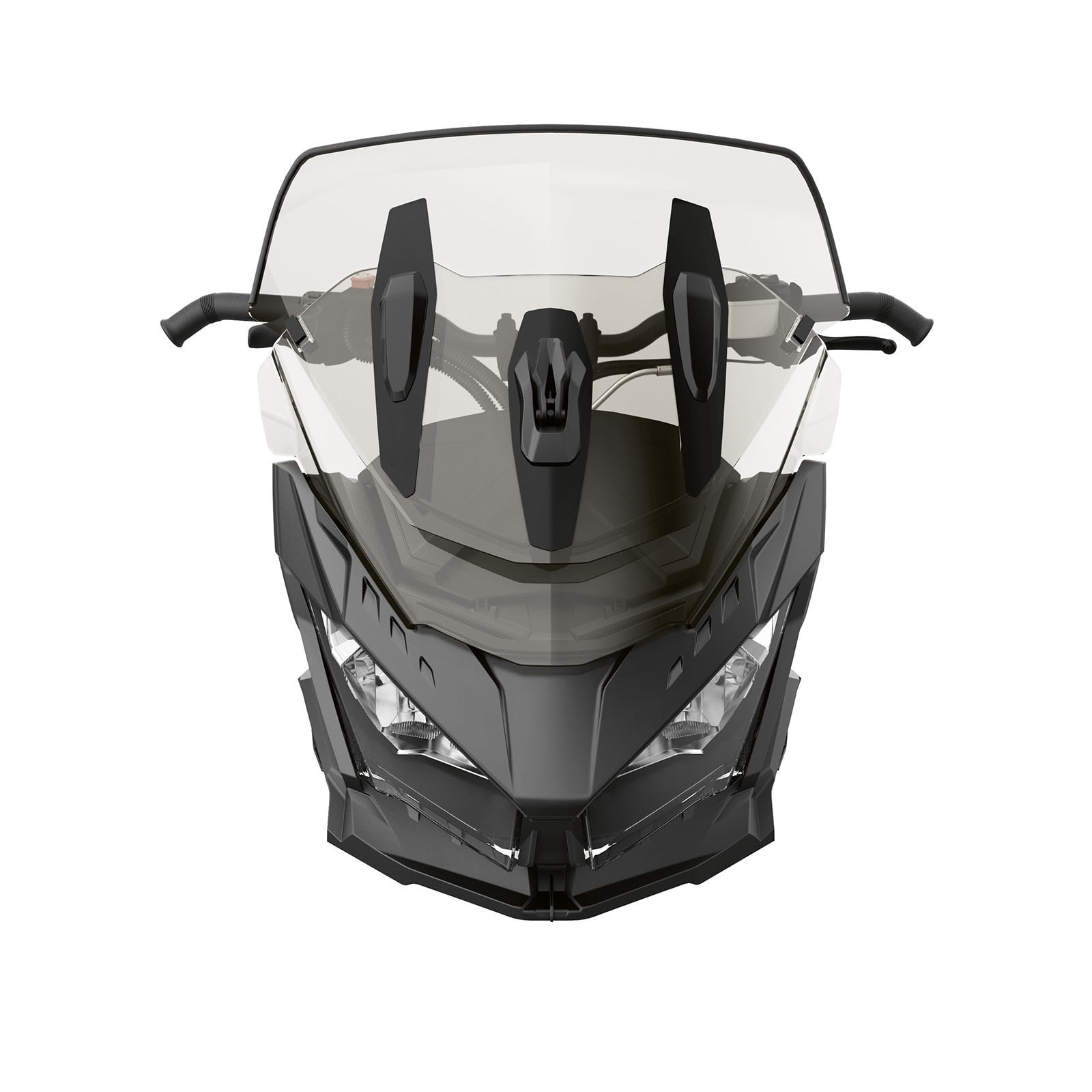 Pare-brise réglable Bas à Moyen Ski-Doo avec support Pare-brise réglable Bas à Moyen Ski-Doo avec support