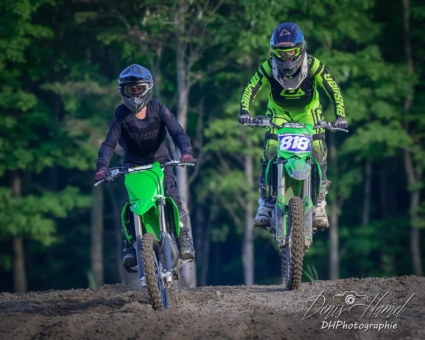 Motocross mère-fille Motocross mère-fille