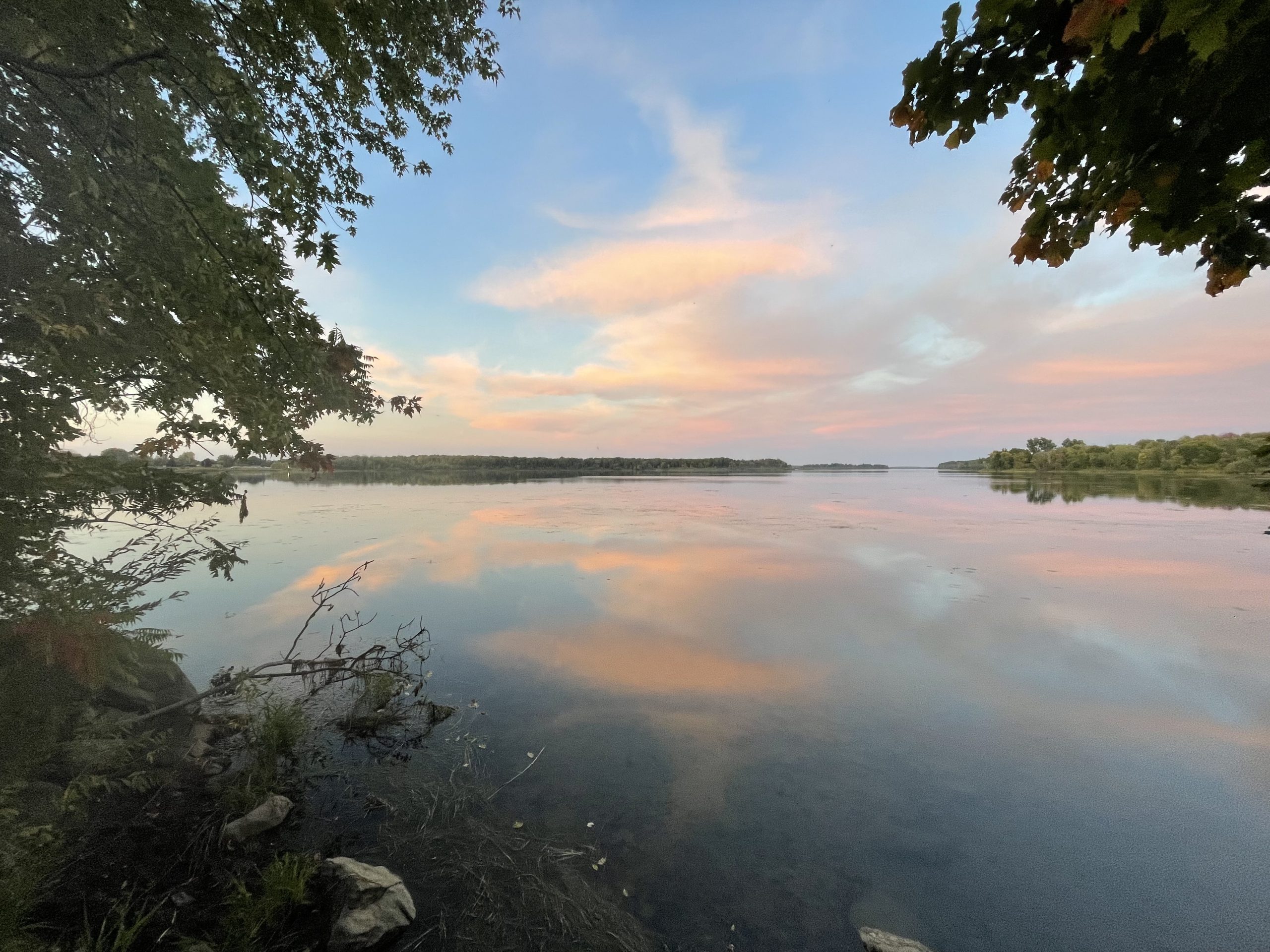 The Woodlands sector in the Parcs du Saint-Laurent campground The Woodlands sector in the Parcs du Saint-Laurent campground
