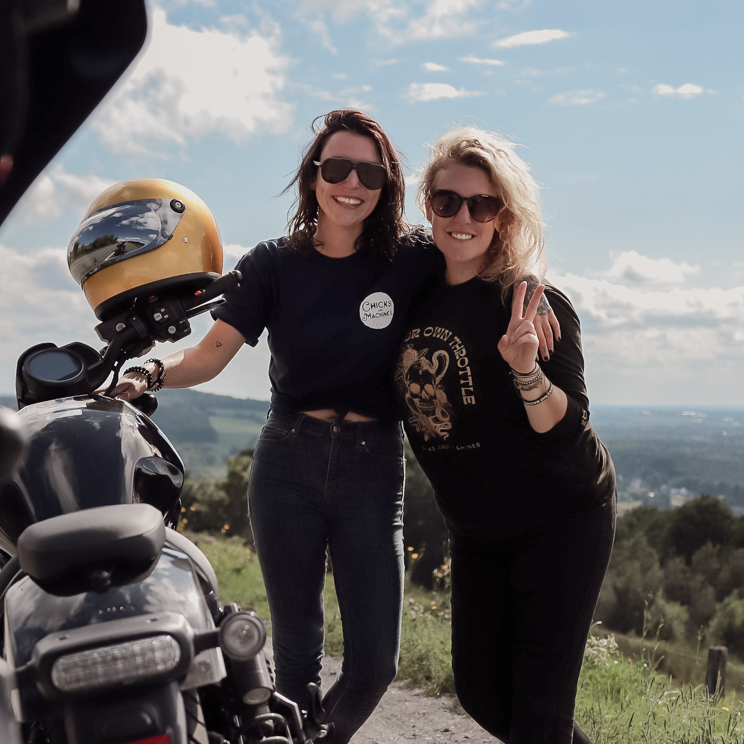 Cyn and MP are enjoying the Honda Rebel 1100 DCT