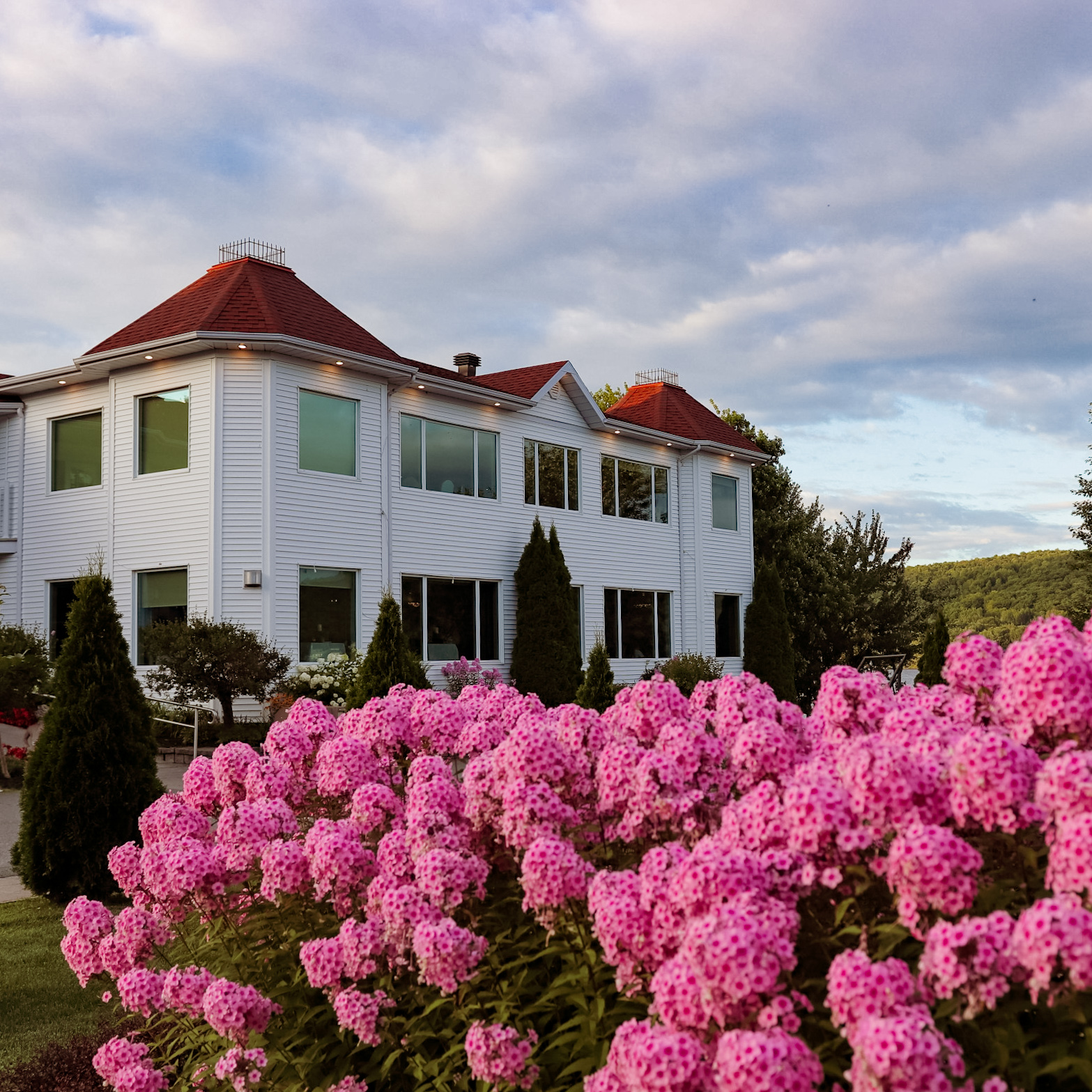 The Manor of Lake William was still covered in flowers