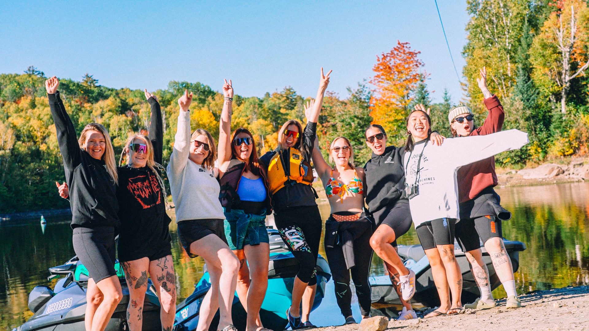 10 filles, 3 Sea-Doo, un weekend plus que mémorable!